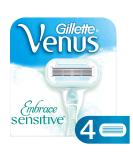 Venus Embrace Sensitive Blades for Women - 4 Pack | Comfort & Smooth Shaving | International Shipping Available - Buy Online on GoSupps.com
