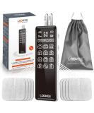 LOOKEE Premium LED 4-Channel TENS Unit EMS Muscle Stimulator - Pain Relief Therapy 36 Programs FSA/HSA Eligible - Buy Online on GoSupps.com