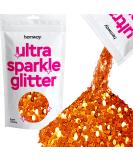 Hemway Premium Ultra Sparkle Copper Glitter - Multi-Purpose Metallic Flake for Arts Crafts Nails Cosmetics & More - Super Chunky 100g (3.5oz) - Buy Online on GoSupps.com