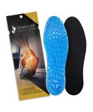 Original Gel Insoles for Women and Men with Orthotic Arch Support. Shock Absorbing with Soothing Comfort. UK Sizes Blue Small (UK Size 3-7) - Buy Online on GoSupps.com