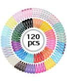 120 Pcs Colorful Hair Clips for Girls | Cartoon Metal Barrettes Set (30 Designs) - Perfect for Kids & Teens - Buy Online on GoSupps.com