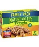 Nature Valley Chewy Granola Bars Protein Variety Pack Gluten Free 21.3 oz 15 ct - Buy Online on GoSupps.com