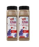 2 Pack Ground Chia Seed Powder - 2x16 oz | High Fiber & Kosher Certified - Buy Online on GoSupps.com