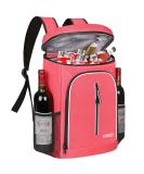 Forich Waterproof Soft Cooler Backpack - Insulated Leak Proof Portable Bag for Work, Travel, Beach, Camping - Watermelon Red - Buy Online on GoSupps.com