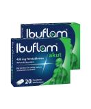 Ibuflam 400 mg Film-Coated Tablets - Fast Pain Relief & Fever Reduction - Buy 2 x 20 pcs Online - Buy Online on GoSupps.com