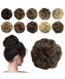 Shop Sofeiyan Hair Tendrils & Updos | Wavy Chignon Hairstyles & Hair Extensions for Women in Darkest Brown & Bright Auburn | 40g Mixed Colors - Buy Online on GoSupps.com