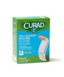 Curad Truly Ouchless Silicone Adhesive Bandages, Fabric Bandages, For Delicate Sensitive Skin, 3/4X3 (50 Count) - Buy Online on GoSupps.com