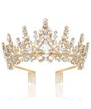 TOBATOBA Gold Crown for Women Gold Tiara Birthday Queen Crown Wedding Tiara for Women Crystal Tiaras and Crowns Royal Princess Quinceanera Headpieces for Prom Pageant Bride Halloween Cosplay - Buy Online on GoSupps.com