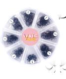 VNE Eyelashes 500 Fans Tray - Volume Lash Extensions Mixed Length Premade Fans Mega Lash Extension 3D C Curl 15mm - International Shipping - Buy Online on GoSupps.com