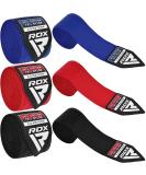 RDX 4.5m Professional Boxing Bandages - MMA Muay Thai & Kickboxing - Elastic Hand Wraps with Thumb Loop - Pack of 3 for Training - Buy Online on GoSupps.com