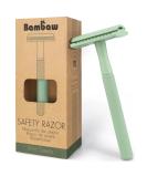 Metal Safety Razor in Mint Green | Eco-Friendly Plastic Free Shaving | Bambaw - Buy Online on GoSupps.com