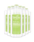 Simple Kind to Skin Micellar Cleansing Water, 13.5 oz - Pack of 6 | Gentle Makeup Remover for All Skin Types | Boosts Hydration by 90% - Buy Online on GoSupps.com