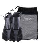 Seavenger Torpedo Snorkeling Fins - Black (Large-X-Large) for Travel | Premium Quality - Buy Online on GoSupps.com