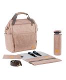 L SSIG Baby Changing Backpack | Sustainable Goldie Changing Bag with Accessories - Stylish & Eco-Friendly Rose Design - Buy Online on GoSupps.com