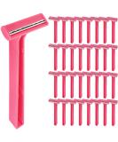 100 Disposable Razors - Double Blade Hygienic Shaving - Versatile & Comfortable - Perfect for Everyday Use - Bulk Pink Razor Pack - Buy Online on GoSupps.com