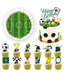 Shop Edible Torture Decorations for Kids | Football Edible Cake Toppers & Cupcake Decorations for Birthdays - Buy Online on GoSupps.com