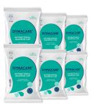 DYMACARE Antibacterial No Rinse Shampoo Cap - 6 Pack | PH Balanced Waterless Hair Wash for Shampooing and Conditioning On-the-Go - Buy Online on GoSupps.com