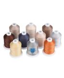 Set of 10 Cotton Quilting Threads - 800 Yards Each in Neutral Colors for Hand & Machine Embroidery, Sewing, Quilting, Applique - Buy Online on GoSupps.com