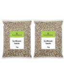 Sunflower Seeds 2kg by Manor Springs Source of Fiber Raw Unsalted Non-GMO - Buy Online on GoSupps.com