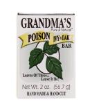 Grandma's Pure & Natural Poison Ivy/Oak Soap Bar with Jewelweed & Colloidal Oatmeal - Itch Relief Wash, Cruelty-Free, 2 oz (1 Pack) - Buy Online on GoSupps.com