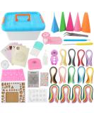 Complete Quilling Kit with 1940 Strips and Tools in Storage Suitcase - Perfect for Beginners and Advanced Quillers - Buy Online on GoSupps.com