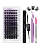 Eyelash Extension Set | DIY Cluster Lash Extensions | Best Cluster Lashes for Home Use | Bond & Seal for Long-Lasting Wear - Buy Online on GoSupps.com