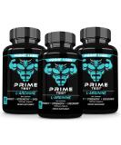 L Arginine Nitric Oxide 3 Pack - 1500mg L-Arginine Supplement for Enhanced Blood Flow Energy Strength & Endurance | International Shipping Available - Buy Online on GoSupps.com