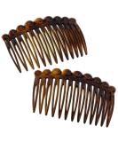 Camila Paris CP33/2 French Hair Side Comb Small Tortoise Shell French Twist Hair Combs Decorative, Strong Hold Hair Clips for Women Bun Chignon Up-Do Styling Girls Hair Accessories, Made in France - Buy Online on GoSupps.com