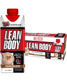 Lean Body Ready-to-Drink Chocolate Protein Shake, 40g Protein, Whey Blend, 0 Sugar, Gluten Free, 22 Vitamins & Minerals, LABRADA, 17 Fl Oz (Pack of 12) Chocolate 17 Fl Oz (Pack of 12) - Buy Online on GoSupps.com