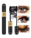 Mascara waterproof black - silk fiber Eyelash mascara mascara extra long thick lash mascara wiped and not clumsy for make -up make -up 9 ml - Buy Online on GoSupps.com