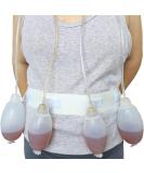 Adjustable Drainage Bulb Holder Belt for JP Drains - Post-Op Medical Wear for Surgical Recovery - Large White - Buy Online on GoSupps.com