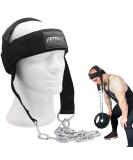 NetroxSports Neck Trainer - Strengthen Neck & Neck Area | Adjustable Harness & 80cm Steel Chain | Ideal for Bodybuilding Boxing Weightlifting & Martial Arts - Buy Online on GoSupps.com
