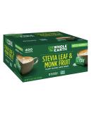 WHOLE EARTH Stevia  Monk Fruit Plant-based Sweetener 400 Packets Stevia and Monk Fruit 400 Count (Pack of 1) - Buy Online on GoSupps.com