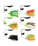 6 Stk Spinnerbait Set - Multicolor Angelk der f r Hecht Barsch Zander Forelle & Lachs | Hochwertige Hartmetall Jigs & Buzzbaits - Buy Online on GoSupps.com
