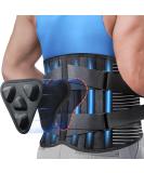 Back Brace for Lower Back Pain Relief | 3D Lumbar Pad Soft Mesh Support Belt for Herniated Disc & Sciatica | Men/Women - Large Black - Buy Online on GoSupps.com