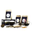 Lunae Luxury Coffee Hamper Gift Set | 2 x Cappuccino Cups | 3 x Artisan Coffees | 2-in-1 Coffee Scoop - Buy Online on GoSupps.com