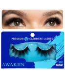 AWAKIIN 4D Premium Cashmere Natural False Lashes - Self Adhesive Reusable Fake Eyelashes for Natural & Volume Look (Royal) - Buy Online on GoSupps.com