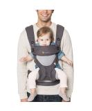 Ergobaby 360 All-Position Baby Carrier with Lumbar Support (12-45 Pounds), Carbon Grey, Cool Air Mesh Carbon Grey Cool Air Mesh - Buy Online on GoSupps.com