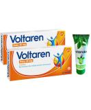 Voltaren Dolo 25 mg Tablets (2x20) & Vitenda Hand Cream - Effective Relief for Muscle and Back Pain | International Shipping Available - Buy Online on GoSupps.com