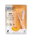 Iroha Foot Sock Mask - Peach Socks - Repairing (1 x 2 pieces) - Buy Online on GoSupps.com
