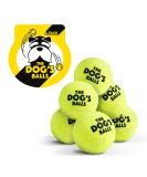 The Dog's Balls Dog Tennis Balls 6-Pack Yellow Dog Toy Strong Dog & Puppy Tennis Ball 6 Medium Balls Yellow - Buy Online on GoSupps.com