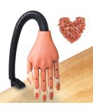 Flexible Nail Practice Hand with 100pcs Refill Tips - Manicure Training Kit - Buy Online on GoSupps.com