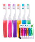 Travel Toothbrushes Mini Toothbrush with Toothbrush Cover Camping Toothbrush Travel Size Toothbrush with Toothbrush Case Portable Toothbrush Adults Travel Toothbrush Kit (Adult 6) 6 Count (Pack of 1) 6.0 - Buy Online on GoSupps.com