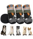 Eyin Dog Shoes - Breathable Paw Protection Non-Slip Sole & Reflective Velcro for All Sizes - 4 Pack Perfect for Outdoor Sports - Buy Online on GoSupps.com