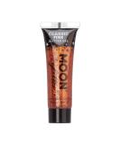 Moon Glitter Copper Bronze Fine Glitter Gel - 12ml | Cosmetic Festival Face & Body Paint - For Face, Body, Hair & Nails - Buy Online on GoSupps.com
