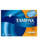 Tampax Tampons, Super Plus Absorbency, Cardboard Applicator, Leakgaurd Skirt, Unscented, 40 Count - Buy Online on GoSupps.com
