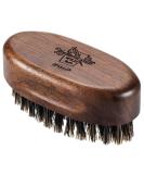 BFWood Small Travel Beard Brush - Natural Boar Bristles & Black Walnut Wood - Buy Online on GoSupps.com