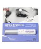 KISS Lash Couture Clear Strip Lash Adhesive with Biotin & Blueberry Extract, Latex-Free, Dermatologist Tested, Contact Lens Friendly, Strong Hold, Gentle Formula, with Brush Tip Applicator, 0.17 Oz. 0.17 Ounce (Pack of 1) White - Buy Online on GoSupps.com