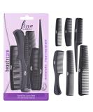 Set of 6 Combs (110-00) (Black (110-00)) - Buy Online on GoSupps.com