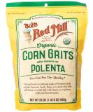 Bob's Red Mill Organic Corn Grits/ Polenta, 24 Oz 24 Ounce (Pack of 1) - Buy Online on GoSupps.com